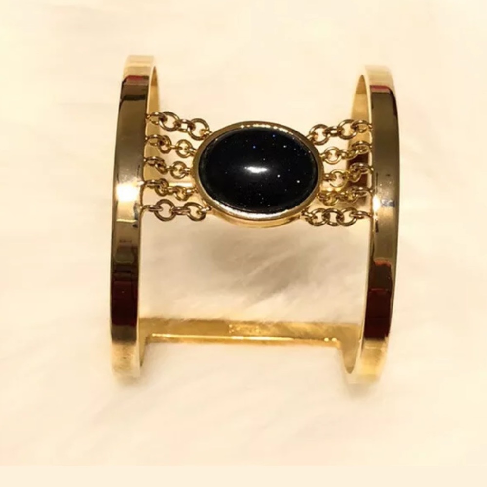 Cole Haan 8/25 Garden at Midnight Crystal T Cuff